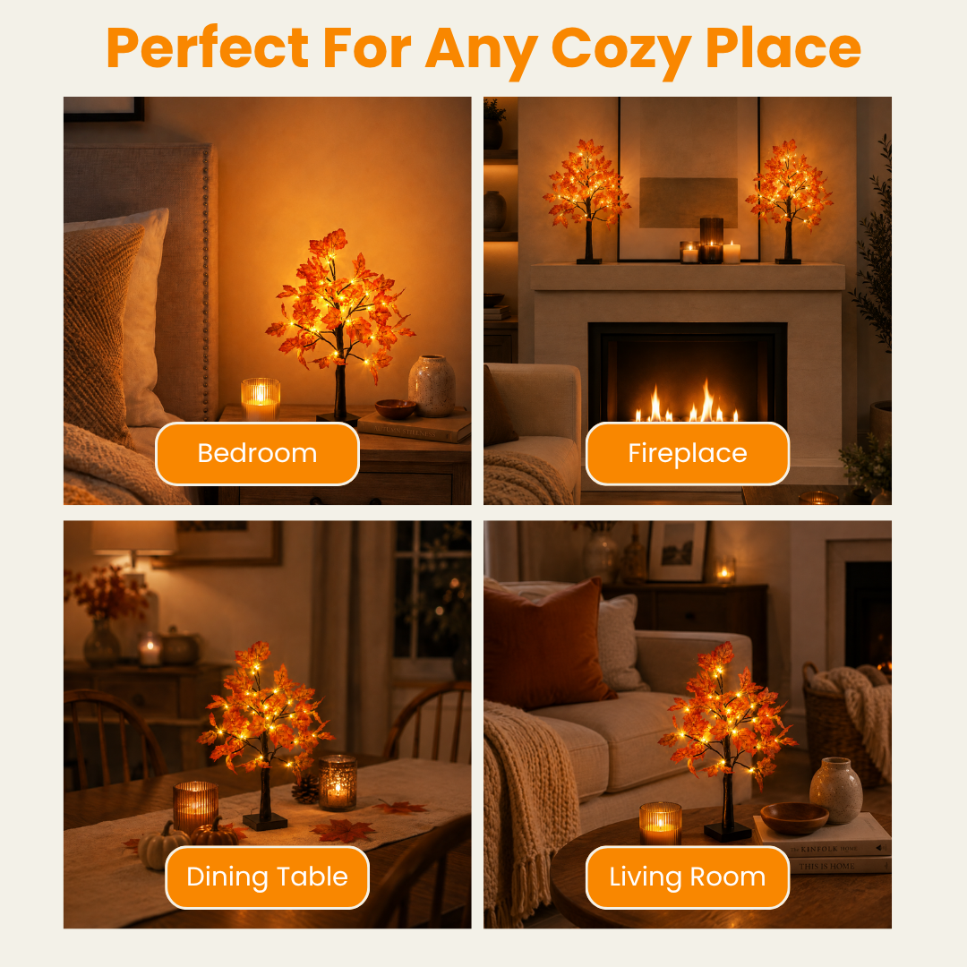 Glowing Maple Tree — Instant Fall Ambiance