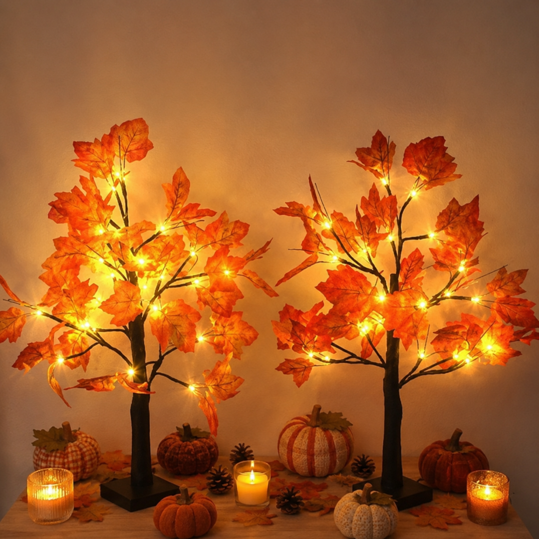 Glowing Maple Tree — Instant Fall Ambiance