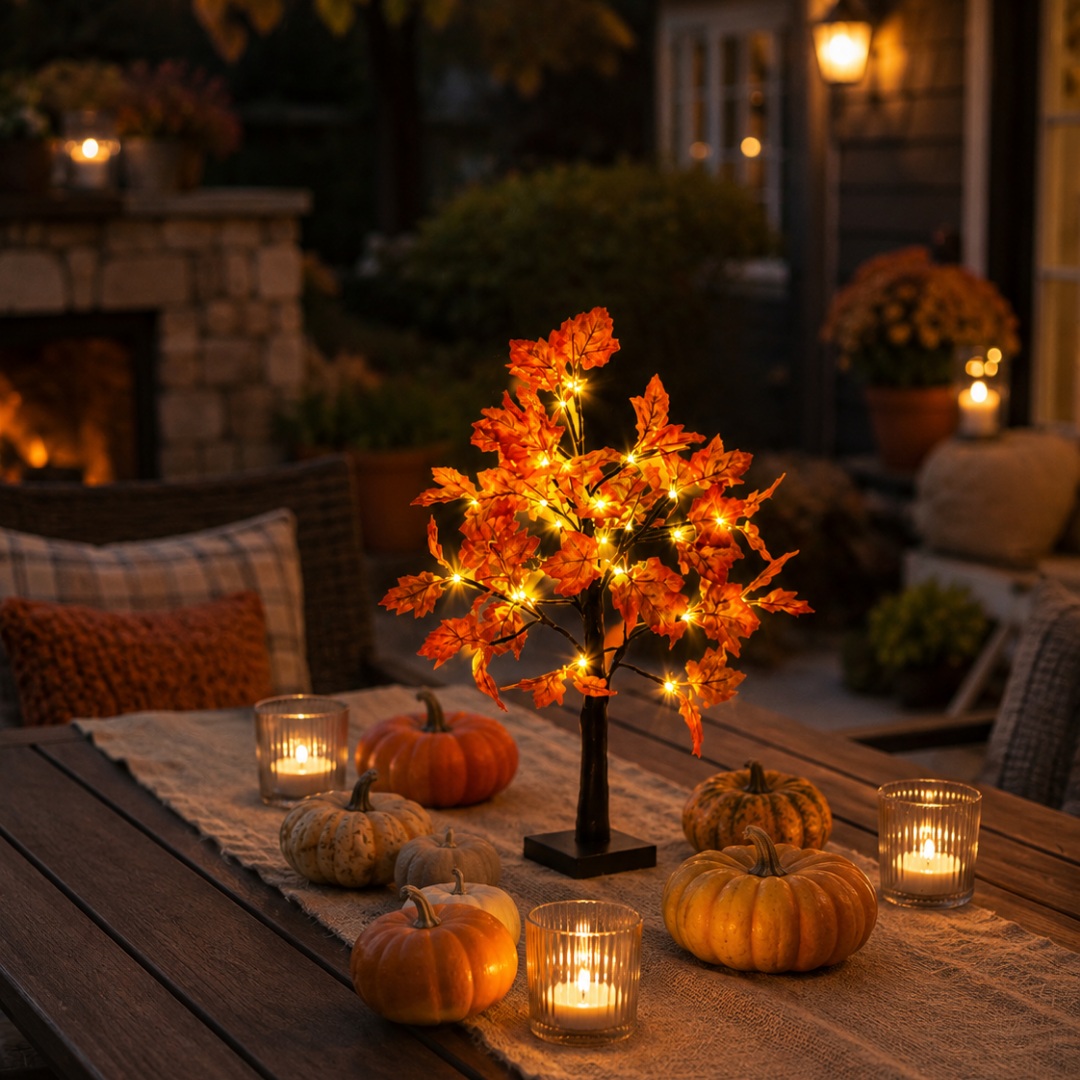 Glowing Maple Tree — Instant Fall Ambiance