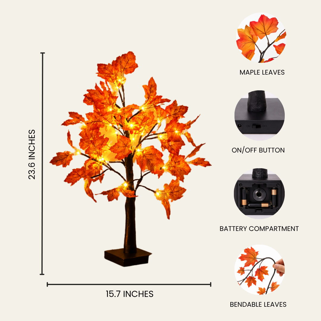 Glowing Maple Tree — Instant Fall Ambiance