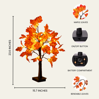 Glowing Maple Tree — Instant Fall Ambiance